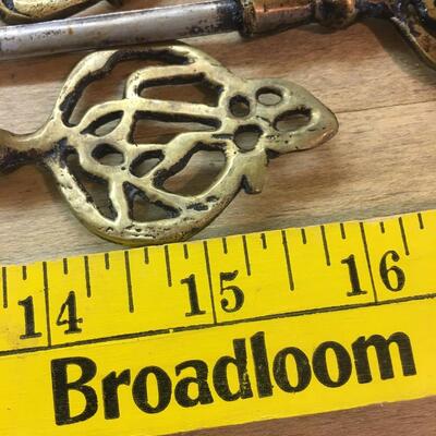 Vintage metal skewers