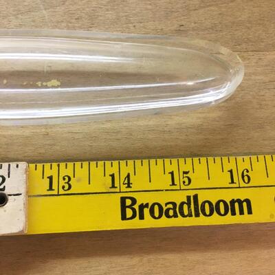 Two Acrylic Vintage stacking salad bowls