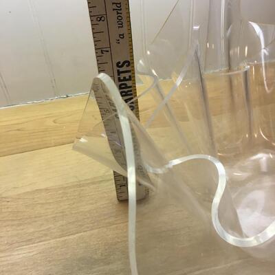 Two Acrylic Vintage stacking salad bowls