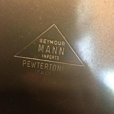 Seymour Mann Pewtertone giant Stein ice bucket, Made in Italy