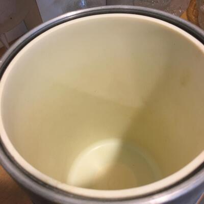 Seymour Mann Pewtertone giant Stein ice bucket, Made in Italy