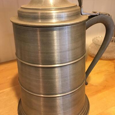 Seymour Mann Pewtertone giant Stein ice bucket, Made in Italy