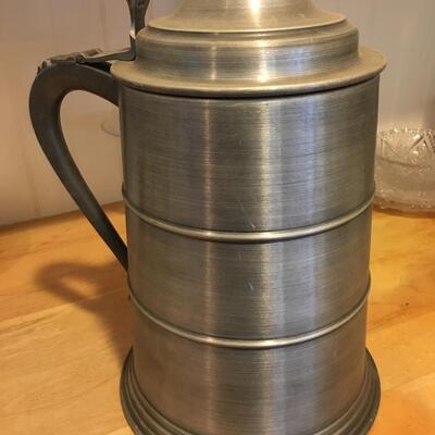 Seymour Mann Pewtertone giant Stein ice bucket, Made in Italy