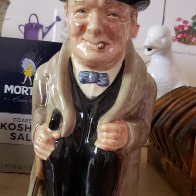 Winston Churchill Toby pitcher Royal Doulton, Made in England