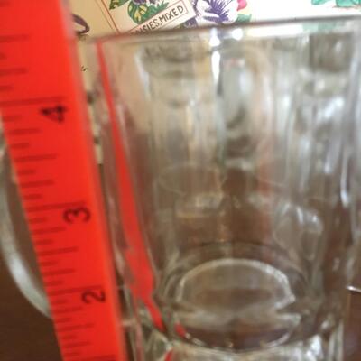 15 Glass Mugs 5" tall