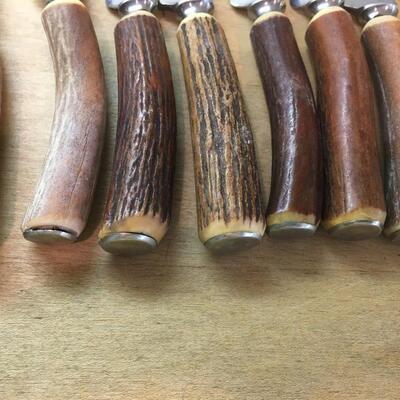 Sheffield antler handle knives