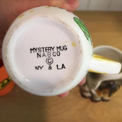 Coffee cup collection of 3, Vintage and Reese's