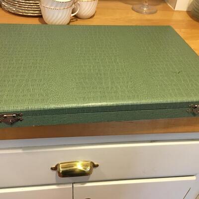 Bamboo handle flatware, Vintage