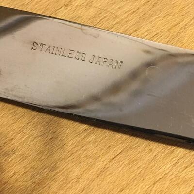 Bamboo handle flatware, Vintage