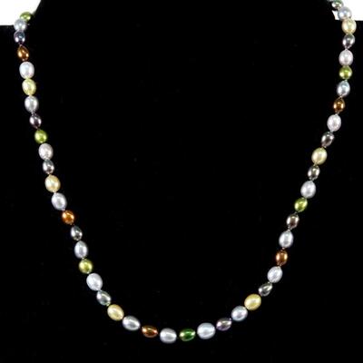 Grouping of 2 Honora Collection Freshwater Pearl Sterling Necklaces