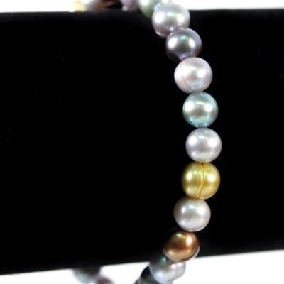 Grouping of 2 Honora Collection Freshwater pearl bracelets