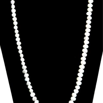 14K YG Freshwater Pearl String Necklace