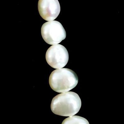 14K YG Freshwater Pearl String Necklace