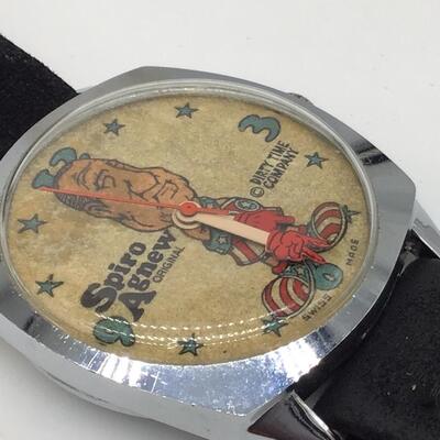 Vintage Spiro Agnew Political Watch. Working Perfectly