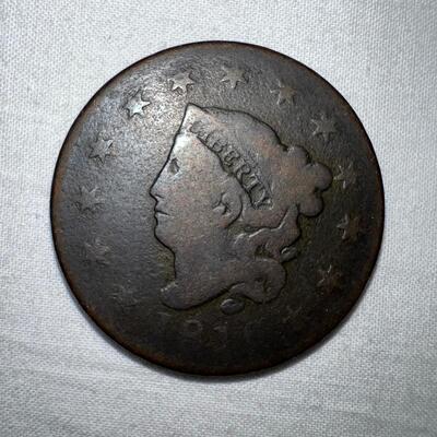 648  1816 Classic Head Large Cent U.S. Coin 200+ Years Old