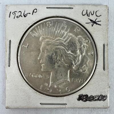 652  1926 Uncirculated Silver Peace Dollar