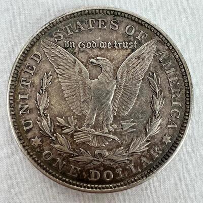 654  1921-D Morgan Silver Dollar XF 90% Silver