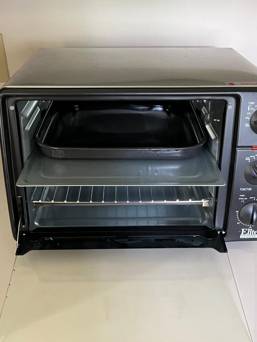 ELITE Toaster Oven Broiler With Rotisserie