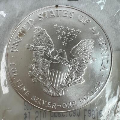 660  2001 Silver American Eagle Dollar Uncirculated