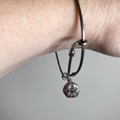 Sterling Sand Dollar Charm Bracelet