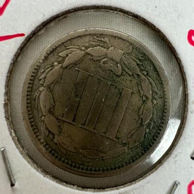 666  Rare 1867 3-Cent Nickel Superbly Struck 1.95 Grams