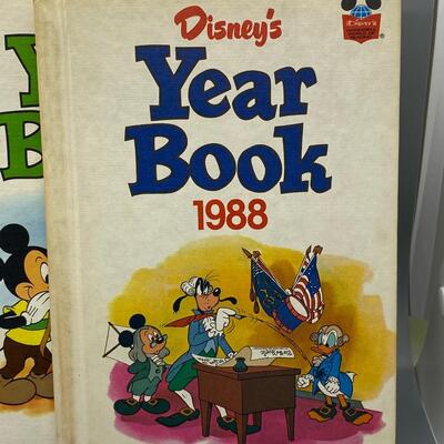 Vintage Disney's Year Book Lot of 4 1980s 1990s