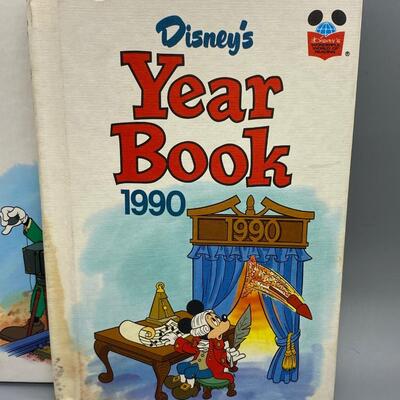 Vintage Disney's Year Book Lot of 4 1980s 1990s