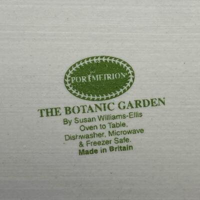 Three Piece set of Portmeirion The Botanic Garden Ceramic Kitchenware Shakers Tray