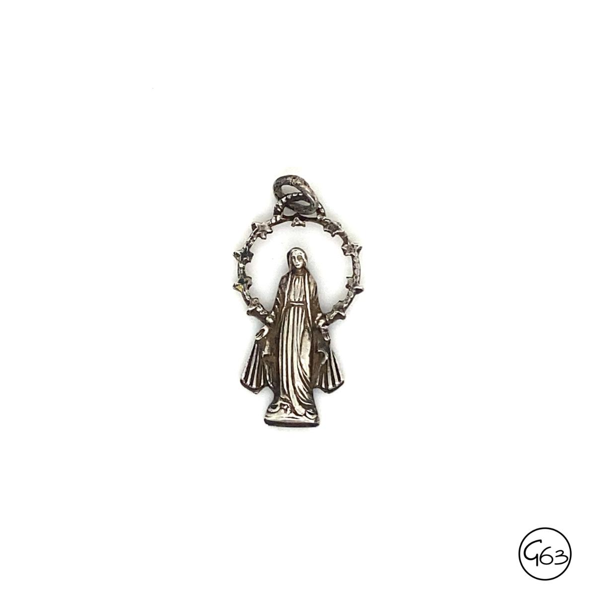 Sterling Vintage Catholic Pendant/Charm