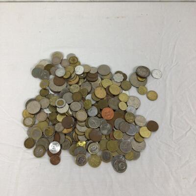 694  Large Assorted Lot of Foreign Coins