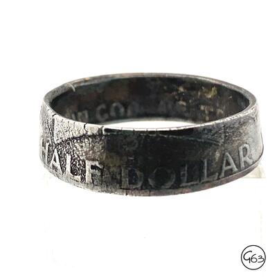 USA Half Dollar Ring, Size 14