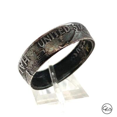 USA Half Dollar Ring, Size 14