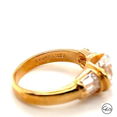 14K HGE LIND Ring, Size 5