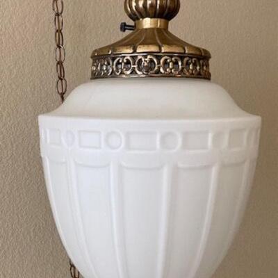 Vintage White Hanging Lamp