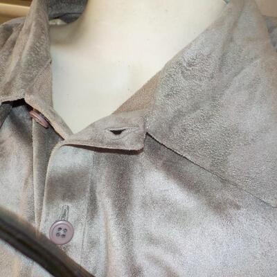 Claiborne LUKE men's suede shirt (new),