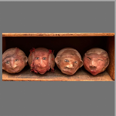 Lori Henderson Reclaimed Baseball Faces