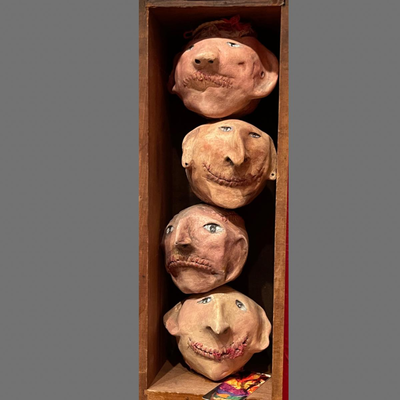 Lori Henderson Reclaimed Baseball Faces