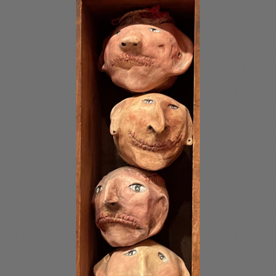 Lori Henderson Reclaimed Baseball Faces