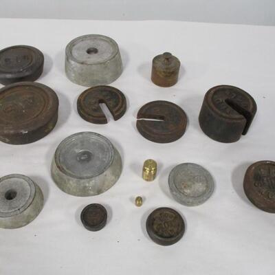Collection of Vintage Scale Weights