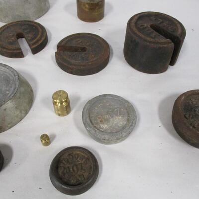 Collection of Vintage Scale Weights