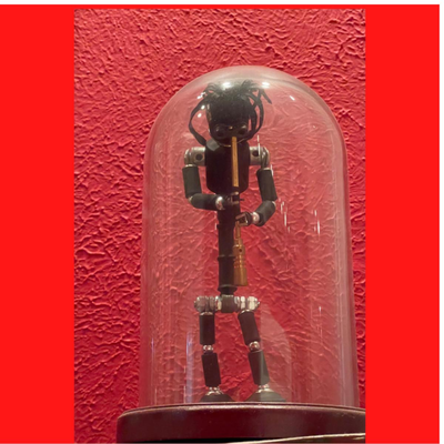 Bot Art from Recycled Items by Sean Dixon - 9"