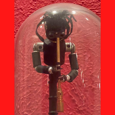Bot Art from Recycled Items by Sean Dixon - 9"