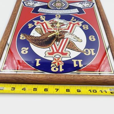 VINTAGE BUDWEISER MIRRORED CLOCK