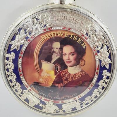 VINTAGE HANGING BUDWEISER 1876 COLLECTABLE CLOCK