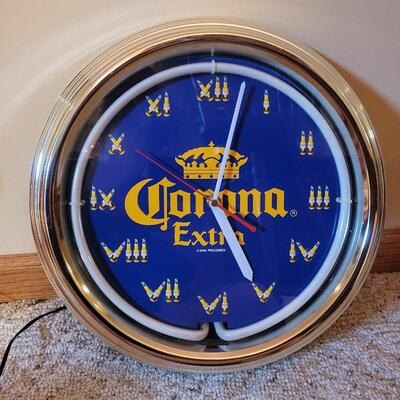 CORONA LIGHTED COLLECTABLE CLOCK