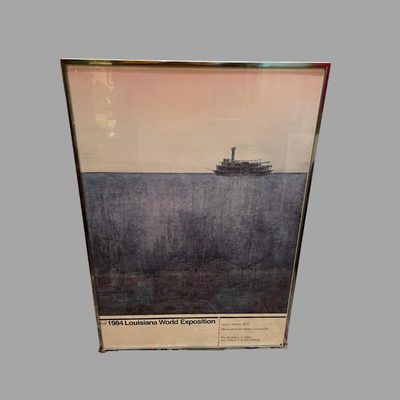 "Revenge of the River" Print by James Wines, Architect for the 1984 World's Fair Exposition in New Orleans, LA