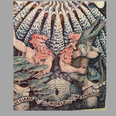 Official 1984 Louisiana World Exposition Print Signed by Wellington Reiter