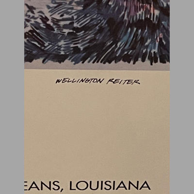 Official 1984 Louisiana World Exposition Print Signed by Wellington Reiter