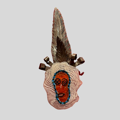 Ridgewalker Designs Piece Honoring the Mardi Gras Indians - 9"