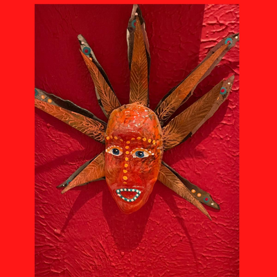 Ridgewalker Designs Original Piece Honoring the Mardi Gras Indians - 16"